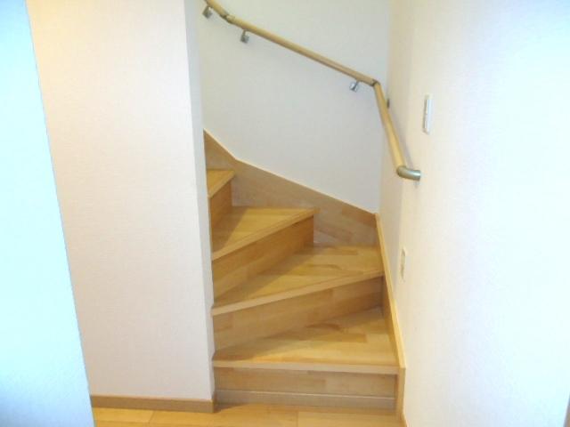 Other introspection. Staircase with a handrail