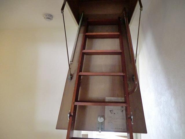 Receipt. Stairs to the attic storage