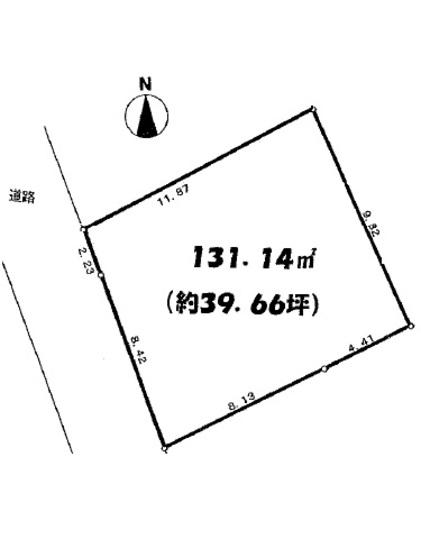 Compartment figure. Land price 35,700,000 yen, Land area 131.14 sq m compartment view