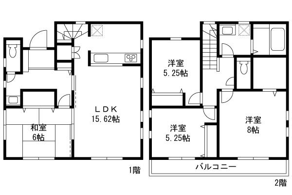 Floor plan. 36,800,000 yen, 4LDK, Land area 115.97 sq m , Building area 100.19 sq m
