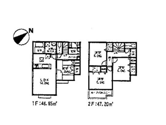 Floor plan. 30,800,000 yen, 4LDK, Land area 102.47 sq m , Building area 96.05 sq m floor plan