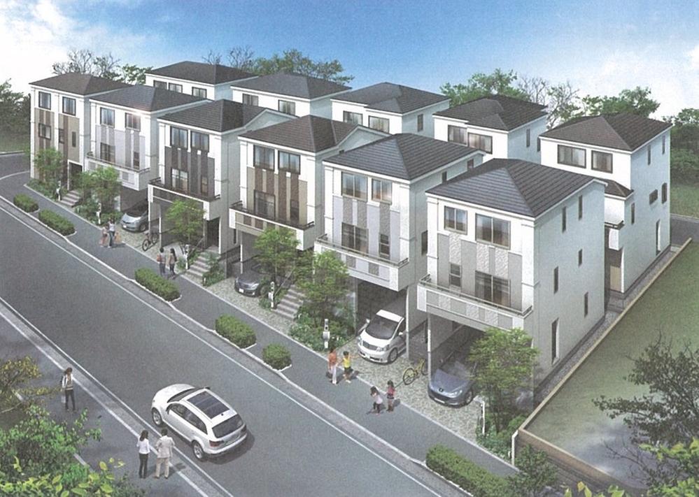 Rendering (appearance). All 11 buildings Rendering