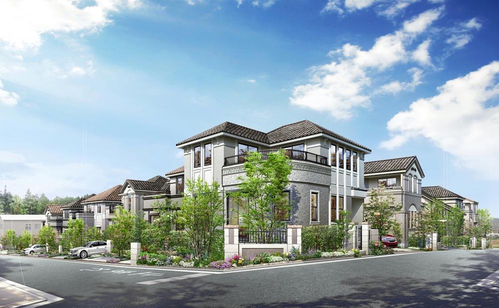 Rendering (appearance). Boasting a scenic beauty, Rooftops of human scale. While you snuggle in lush surroundings, Draw a new landscape and your own way life scene "Leafeon Azamino Misuzugaoka". Meet the people who visit and live family a pleasant time.