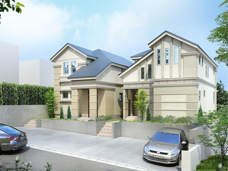 Rendering (appearance). Denentoshi is "Aobadai" station walk 9 minutes of good location! ! 50 square meters or more of the spacious grounds to enhance equipment! Local (11 May 2013) Shooting