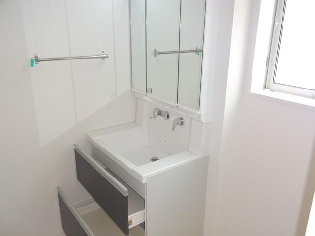 Wash basin, toilet. Washbasin convenient drawer storage