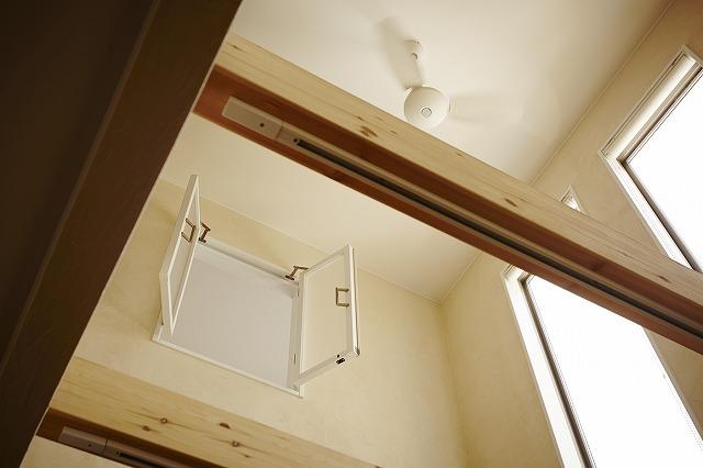 Model house photo. Planning with an emphasis on space and lighting, such as living with a blow