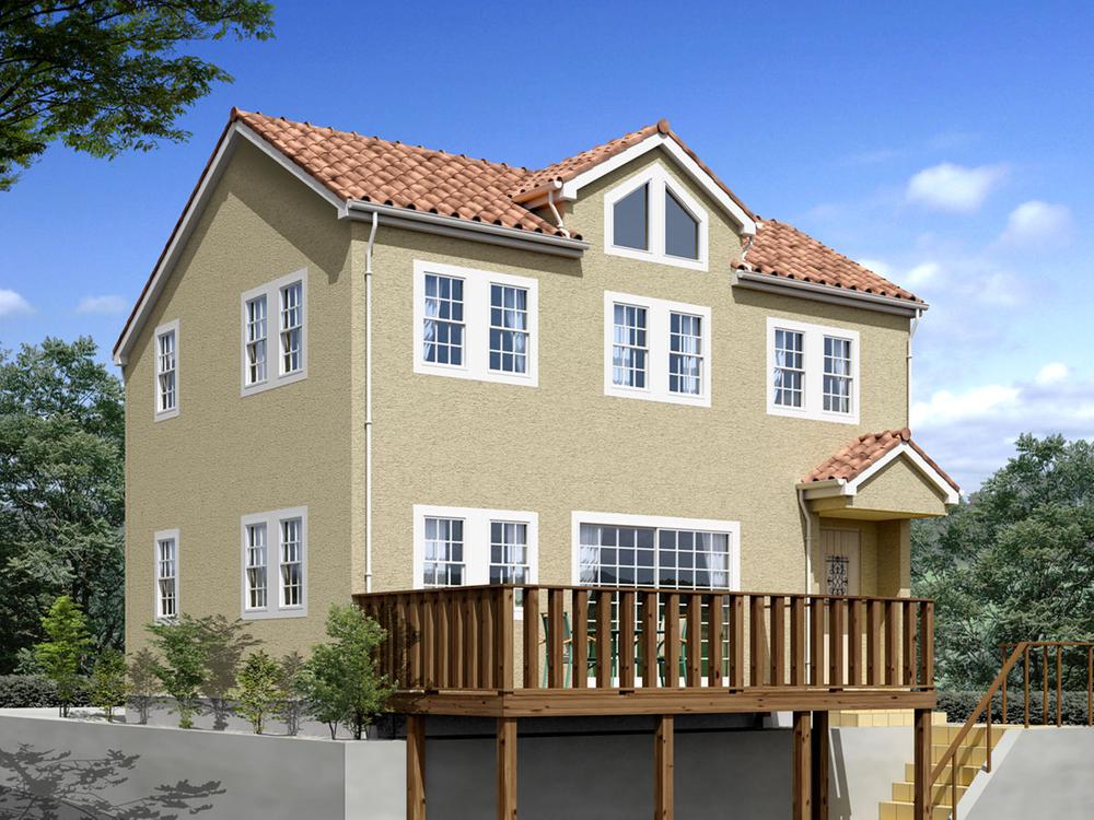 Rendering (appearance). (1 Building) Rendering