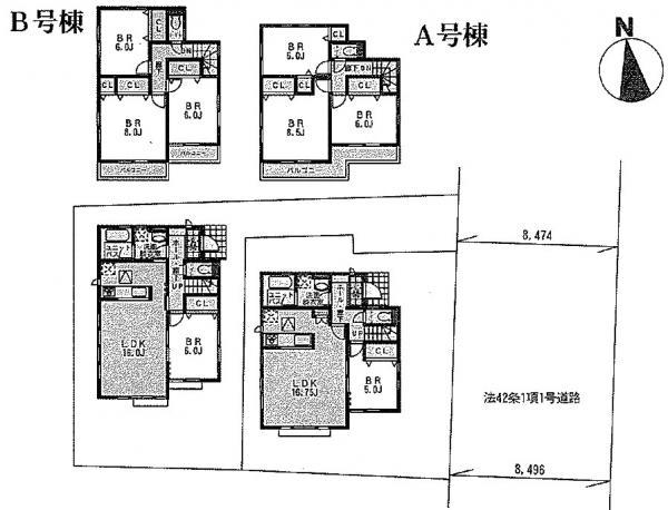 Floor plan. 58,800,000 yen, 4LDK, Land area 136.07 sq m , Building area 99.36 sq m