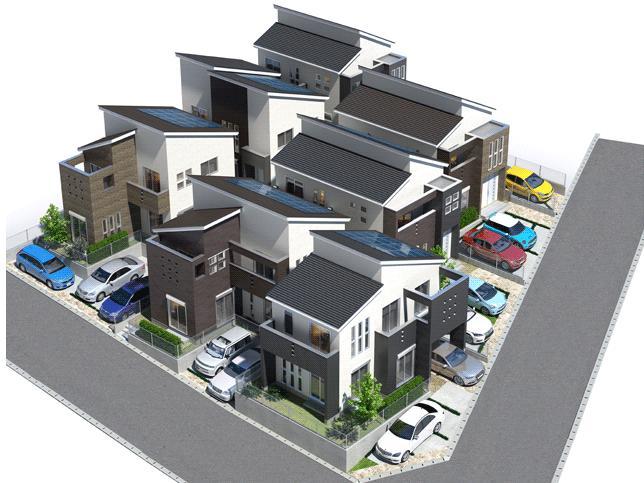 Building plan example (Perth ・ appearance). Building plan example