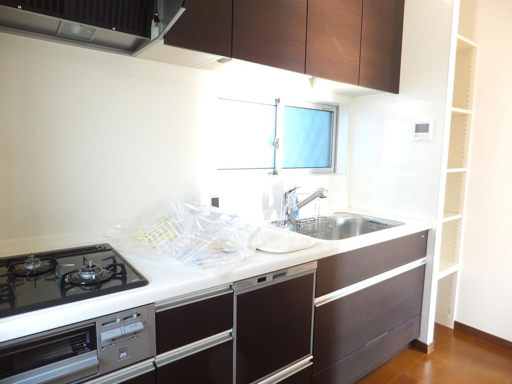 Same specifications photo (kitchen). Friendly dishwasher with also in the hands of mom.