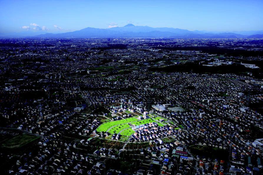aerial photograph. It is seen from the sky site (October 2010) Shooting