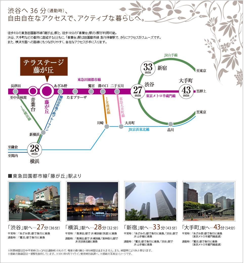route map. Access view (route map)