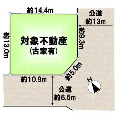 Compartment figure. Southeast ・ Per southwest corner lot, Sense of openness ・ Day is good! !