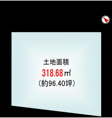 Compartment figure. There is not difference in height from the front road.  Per west terraced, View is good.