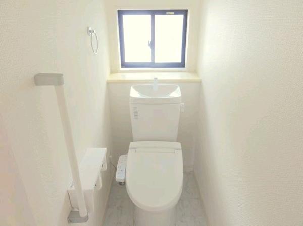 Toilet. Bathroom with a shower