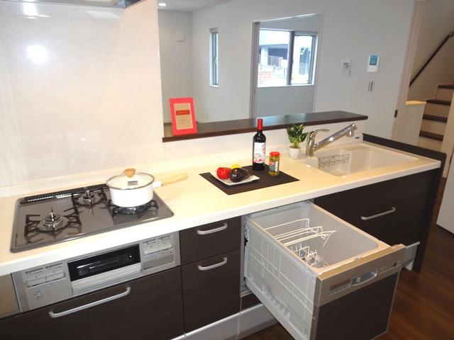 Kitchen. 1 Building kitchen Dishwasher