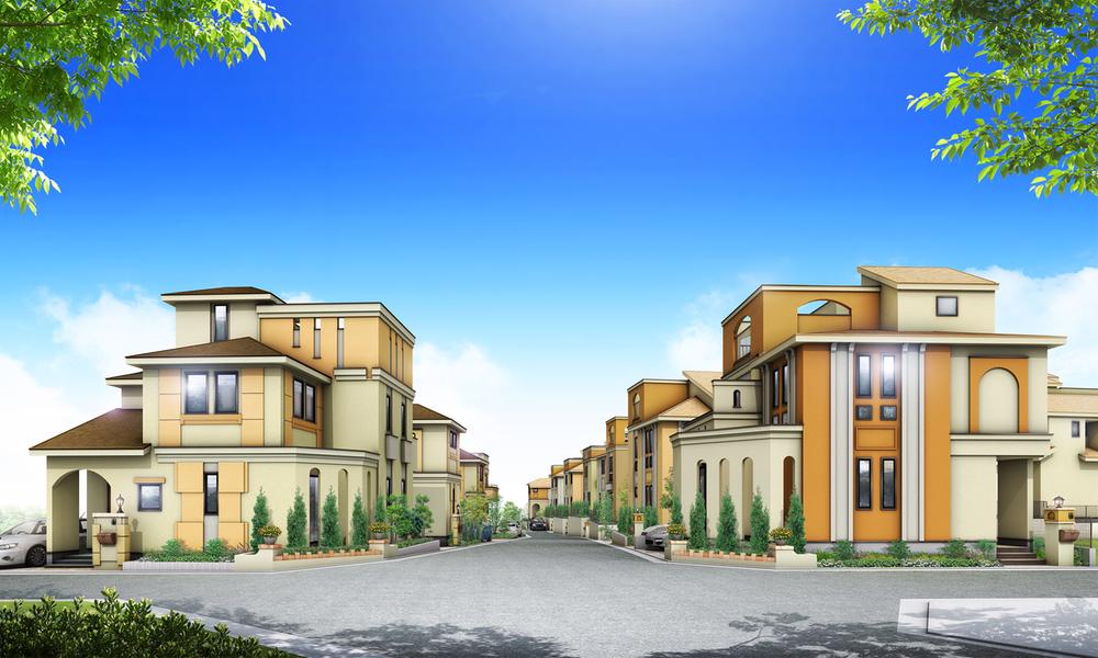 San Gimignano Street District ・ Florence Street District (Rendering)