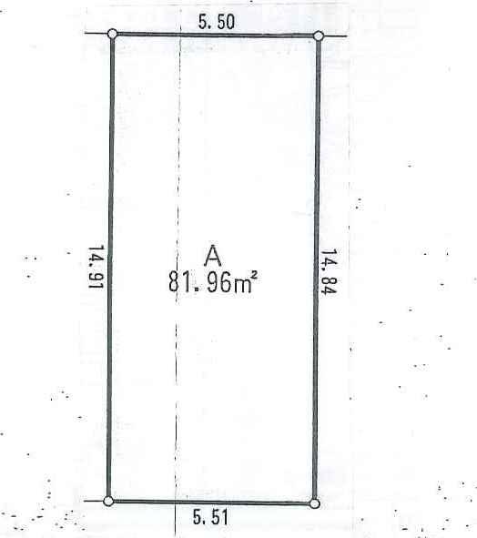 Compartment figure. Land price 24,800,000 yen, Land area 81.96 sq m