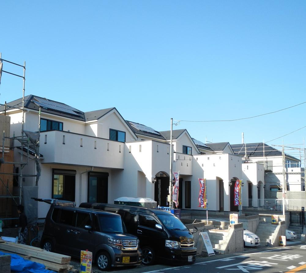 Rendering (appearance).  [This weekend local sales meetings] 10:30 ~ 17:00 Thanks for the remaining three buildings! Solar power and all-electric and control function [HEMS] Utility costs please contact energy saving house right now that can be cut is in equipped!