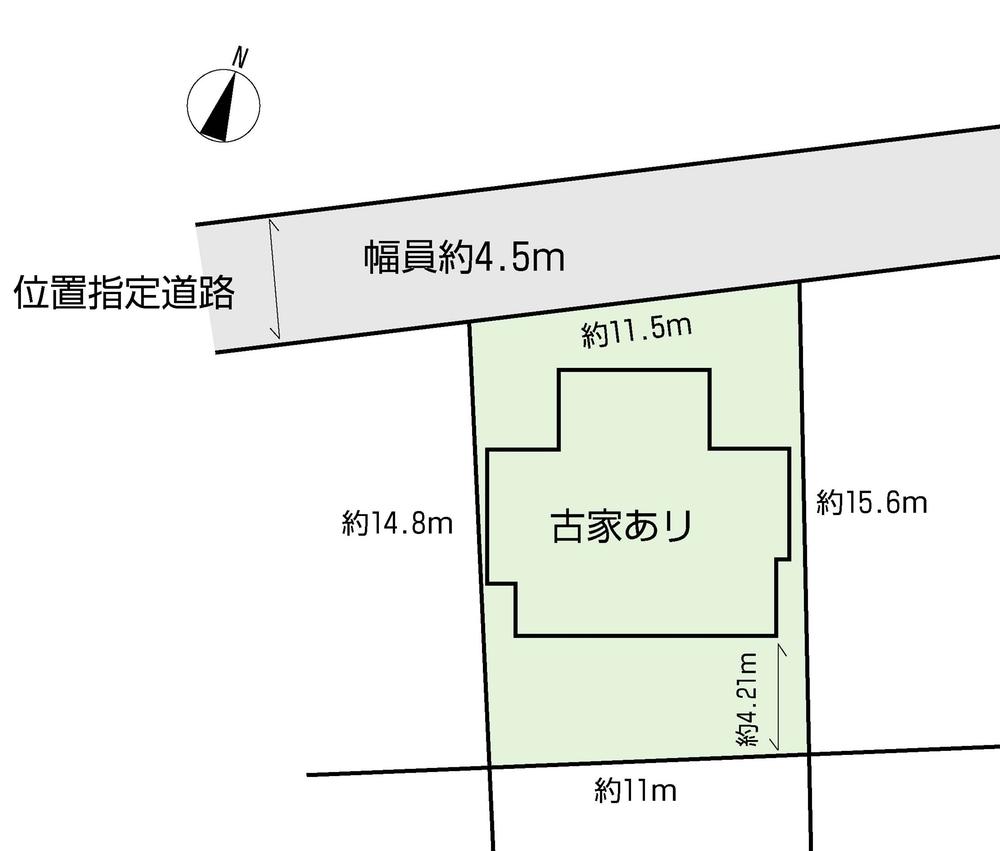 Compartment figure. Land price 32,900,000 yen, Land area 172.26 sq m compartment view