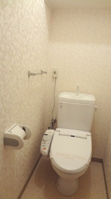 Toilet. We are using a photo of the same type of room to reference. 