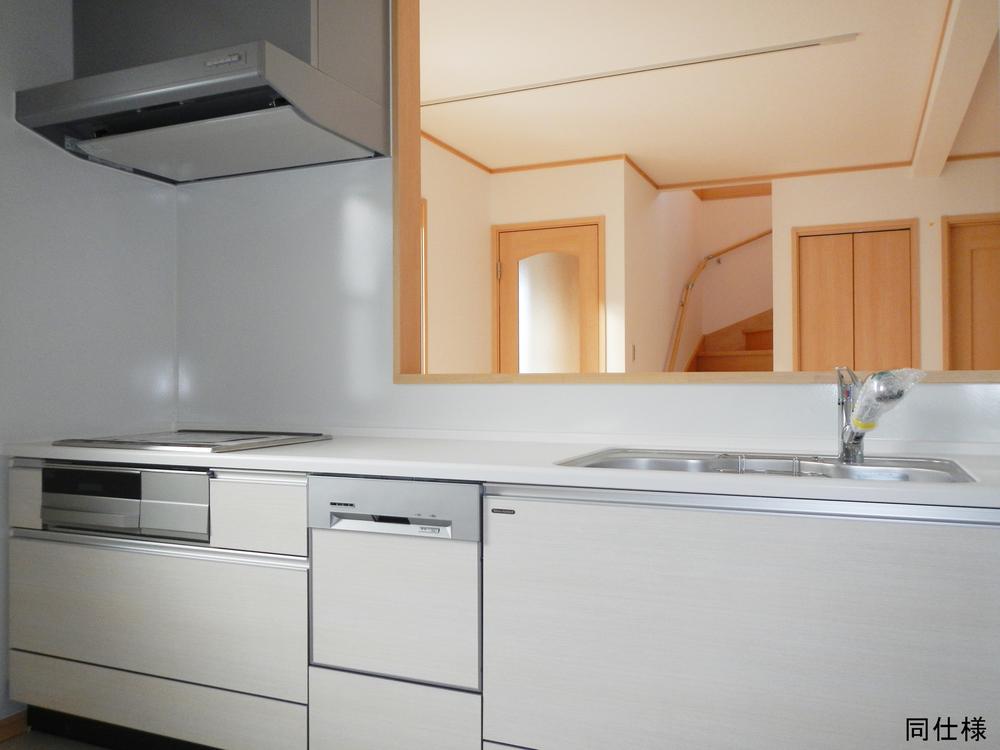 Kitchen. Quiet sink to wash a big pot, Easy water purifier with irrigation gel shower nozzle to the pot and pot, Dishwasher of the high-temperature cleaning cooperation, Oily smoke also inhale such as rectification version with ventilation fan, Equipment packed enhancement!