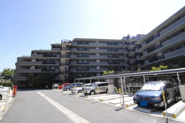 Parking lot. Common areas