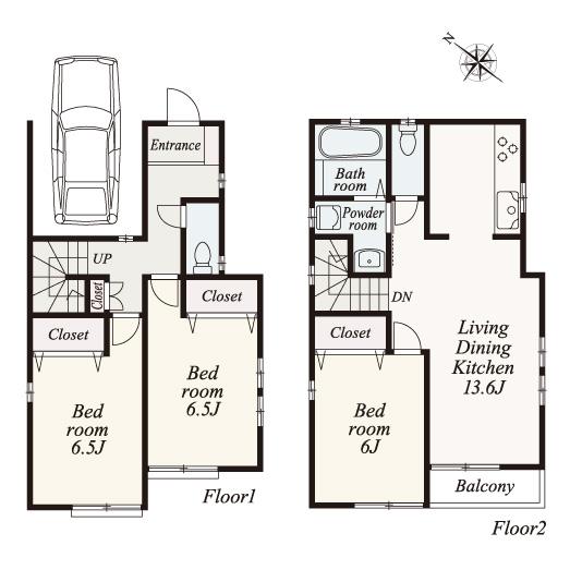 Other. Between 2 Building floor plan