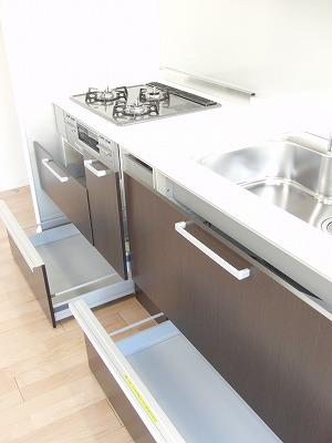 Kitchen. Drawer type cabinet