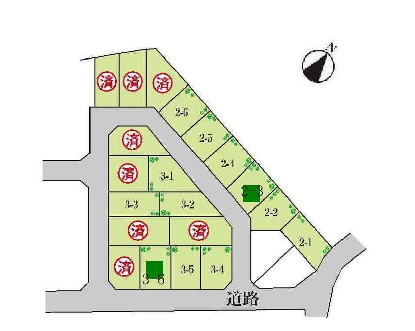 The entire compartment Figure. Development areas of all 22 compartments.