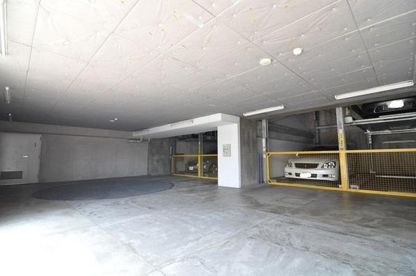 Parking lot. Common areas