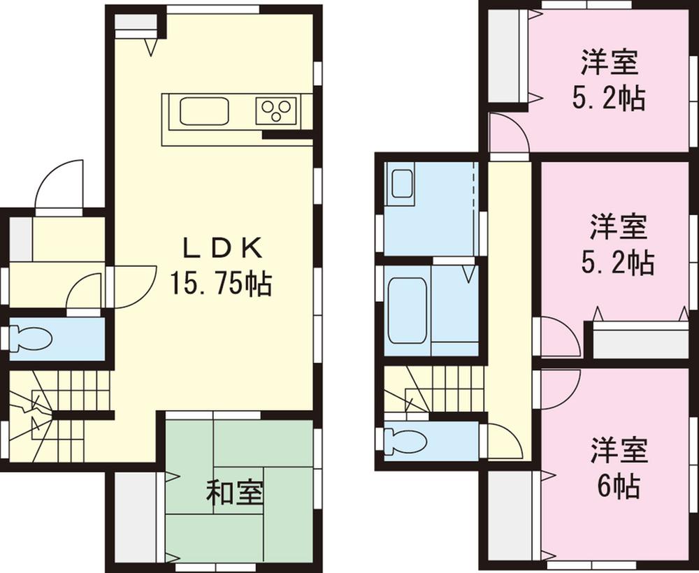 Floor plan. 1 minute walk Yokohama Nishiguchi! House looking for Please leave familiar Yamato Ju販 even CM of FM Yokohama. The real estate exhibition Plaza, Also on display information that can not be advertising. I'd love to, Please visit.