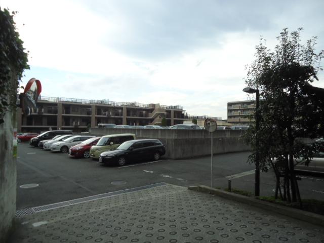 Parking lot. Common areas