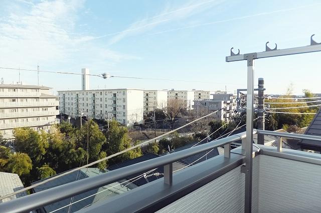 Balcony. Thing is there is no open-minded view that blocks ☆ (December 16, 2013) Shooting