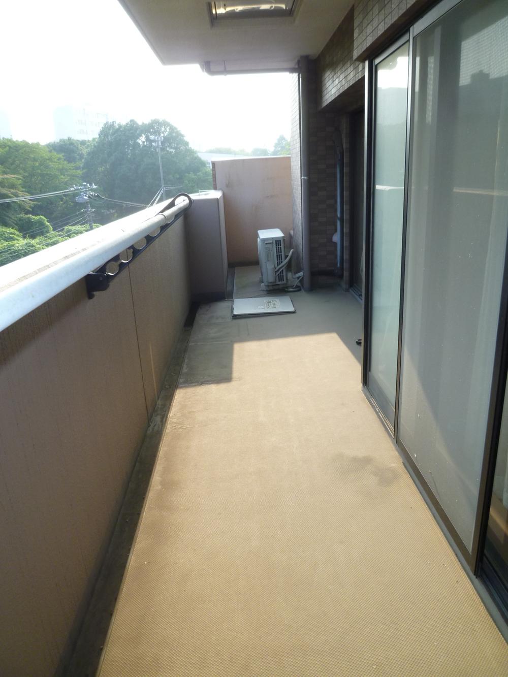 Balcony. Spacious balcony of the depth of about 2m