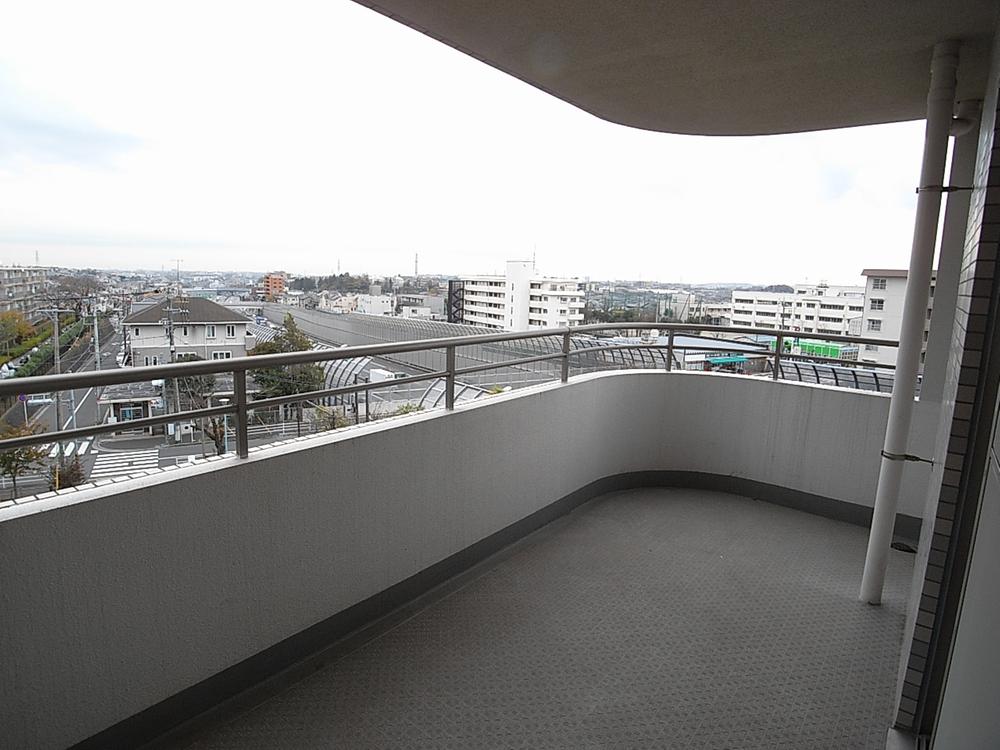 Balcony. Spacious south-facing balcony.