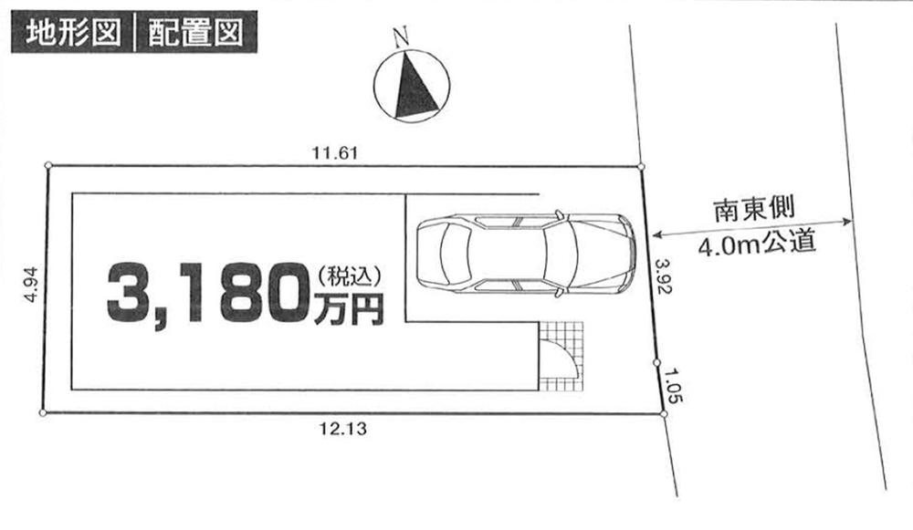 Compartment figure. 31,800,000 yen, 4LDK, Land area 58.56 sq m , Building area 93.28 sq m