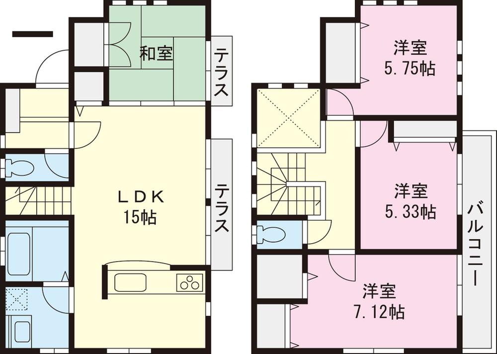 Floor plan. 1 minute walk Yokohama Nishiguchi! House looking for Please leave familiar Yamato Ju販 even CM of FM Yokohama. The real estate exhibition Plaza, Also on display information that can not be advertising. I'd love to, Please visit. 