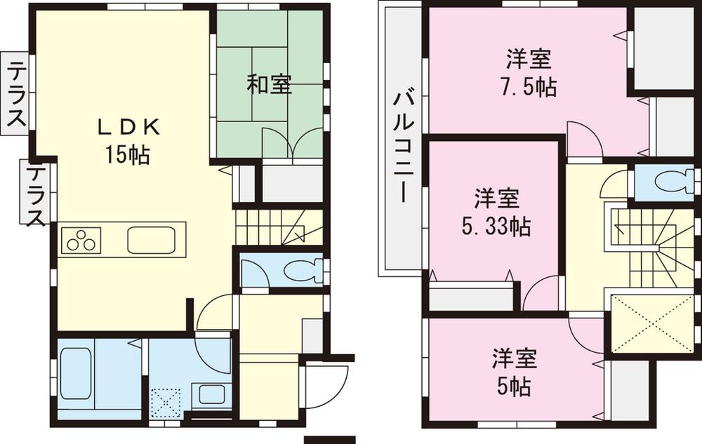Floor plan. 1 minute walk Yokohama Nishiguchi! House looking for Please leave familiar Yamato Ju販 even CM of FM Yokohama. The real estate exhibition Plaza, Also on display information that can not be advertising. I'd love to, Please visit. 