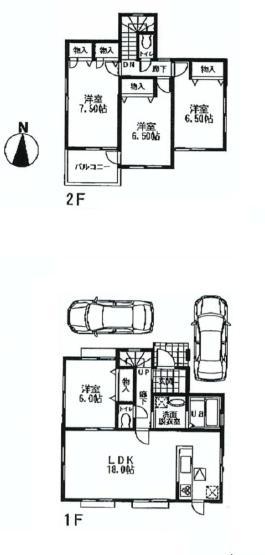 Floor plan. (B Building), Price 46,800,000 yen, 4LDK, Land area 139.75 sq m , Building area 102.68 sq m