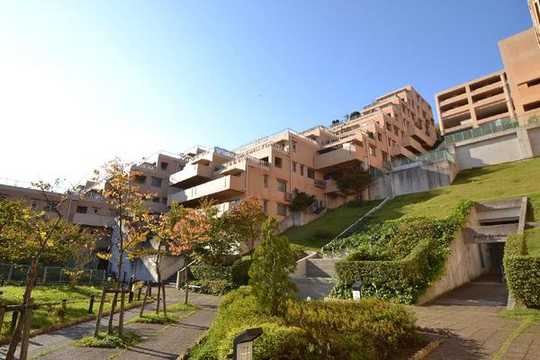 Local appearance photo. Exterior Photos. Located on the slope land, It is the view of a good apartment.