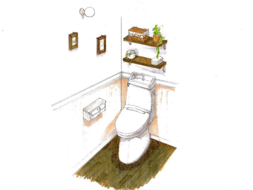Rendering (introspection). Toilet same specifications
