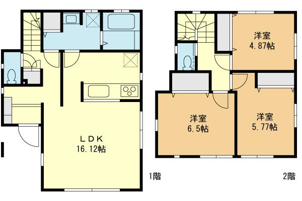 Floor plan. (A Building), Price 26,958,000 yen, 3LDK, Land area 217.04 sq m , Building area 84.05 sq m