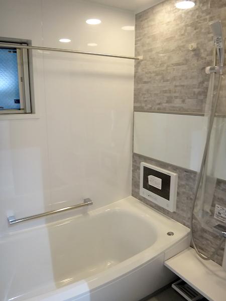 Building plan example (introspection photo). Bathroom construction cases