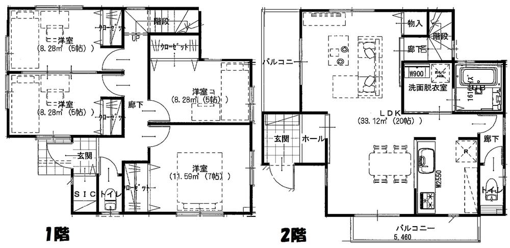 Building plan example (floor plan). Building plan example