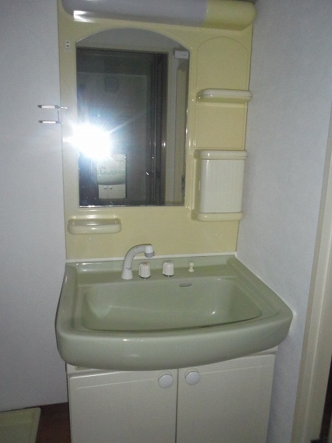 Washroom. Happy independence washbasin