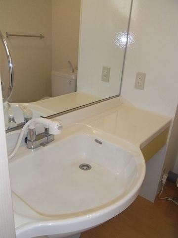 Washroom. Washbasin of spread!