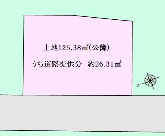 Compartment figure. Land price 27.5 million yen, Land area 99.07 sq m