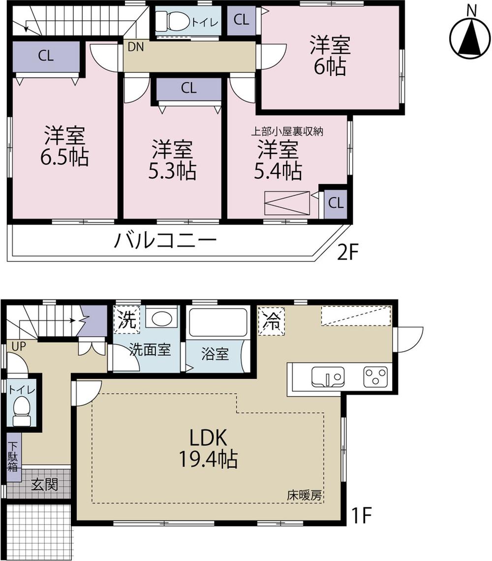Floor plan. Sagami Railway Izumino Line Yayoidai Station