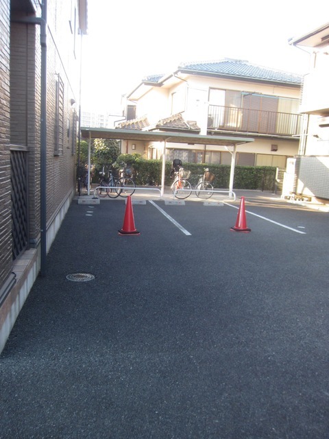 Parking lot. There is parking on site